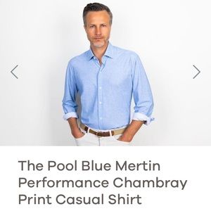 Ledbury Chambray Casual Shirt NWT